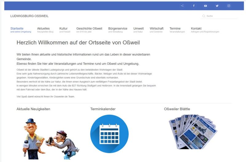 ossweiler.de Startseite B800